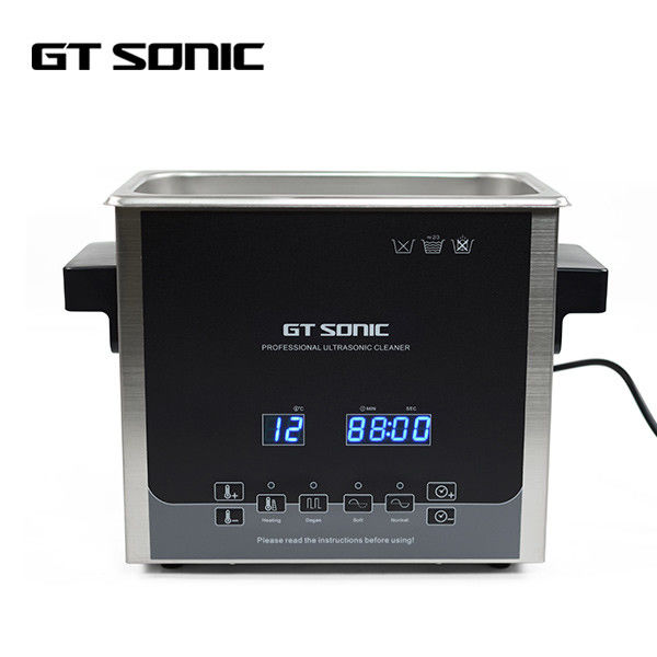 Stainless Steel Ultrasonic Jewelry Cleaner 240 * 140 * 100MM Tank 3L